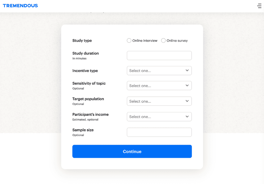 Incentives for research participants