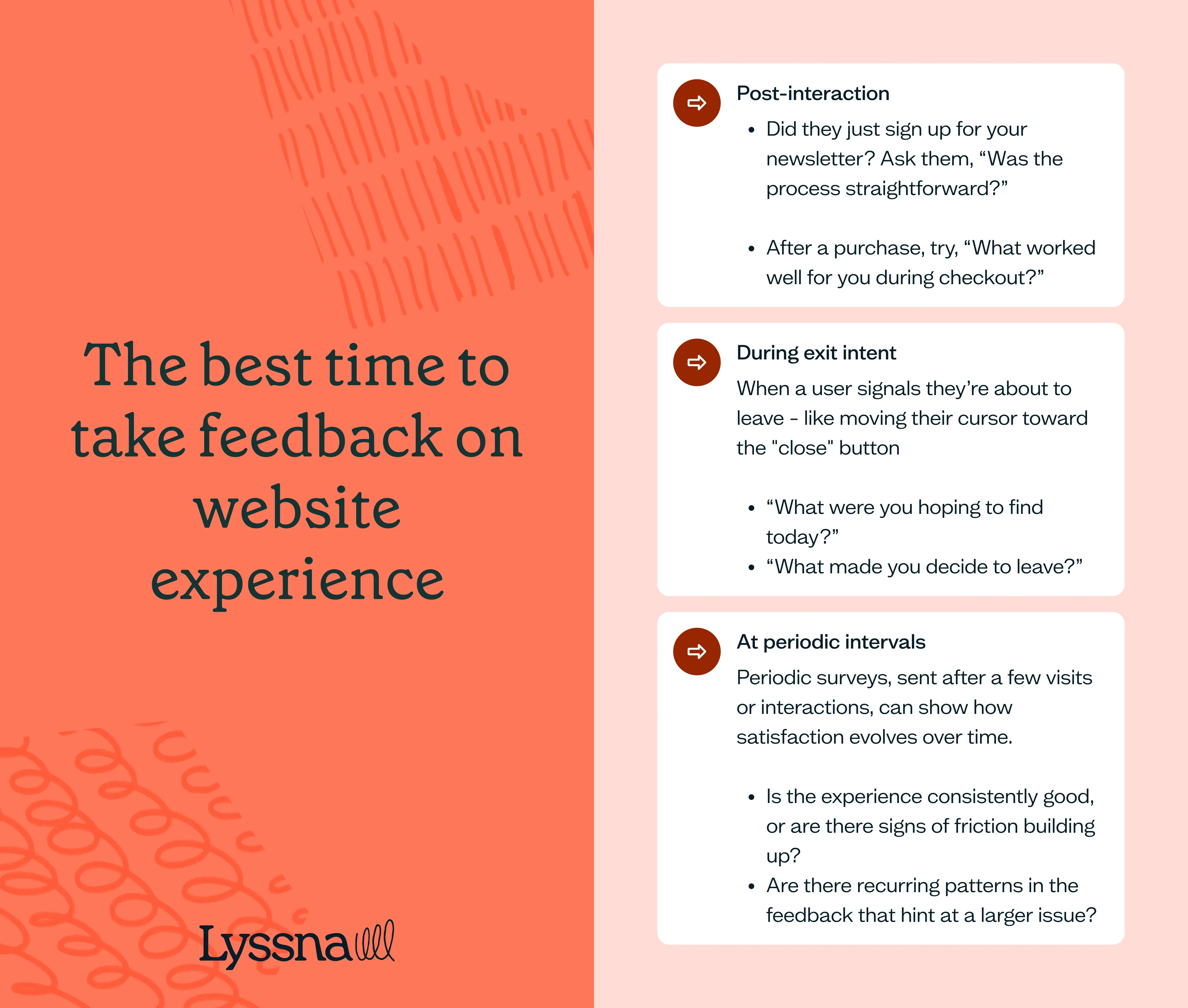 Website feedback survey